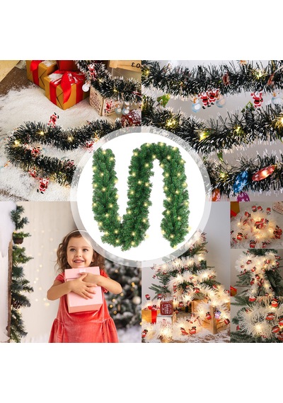 Yapay Rattan Xmas Çelenk Festival Front Kapı Asma Çelenkler Şömine İçin Uygun Dükkan Ekran
