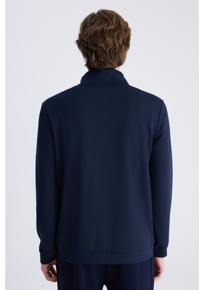 D'S Damat Ds Damat Regular Fit Lacivert Düz Modal Sweatshirt 5hce247021013 Çok Renkli