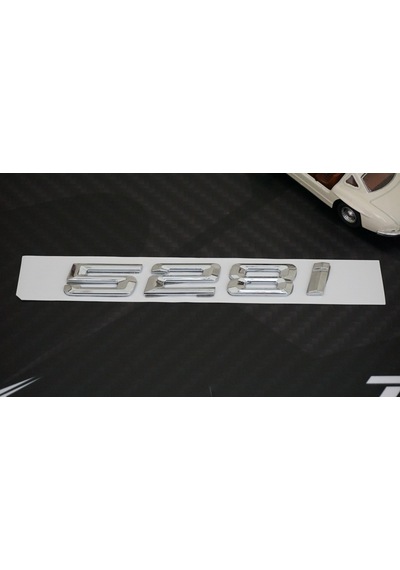 Bmw 528İ Bagaj Krom Metal 3M 3D Yazı Logo