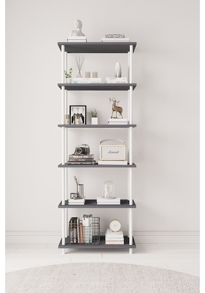 Çevir Kur 65 Cm Antrasit Kitaplık Bd 65 177 29 Cm Antrasit