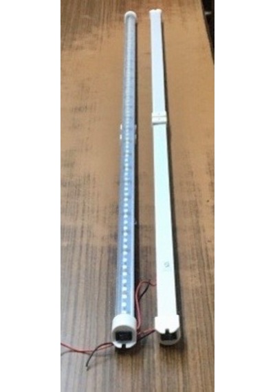 12v Aleminyum Florasan Tavan Lambası Beyaz Anahtarlı 100 Cm