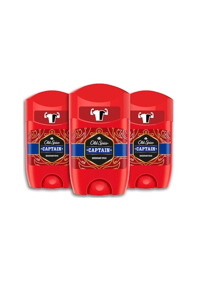 Old Spice Captain Erkek Stick Deodorant 3 x 50 ML