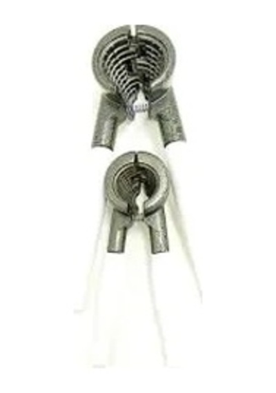 2 Parça Set Metal Fındık - Ceviz Kıracak Beyaz Saplı 5468 Çok Renkli