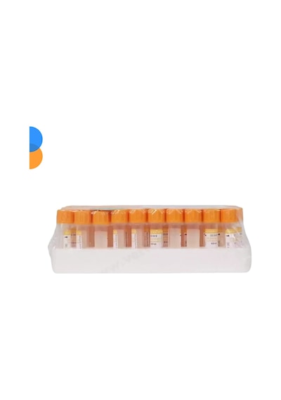 Vakumlu Jelli Tüp 0,5ml Pediatrik Sarı Kapak 50'li Paket