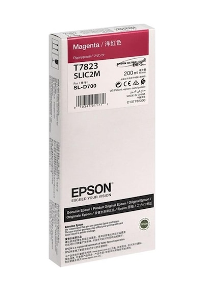 Epson Surelab Sl-d700 Magenta Mürekkep C13t78230n