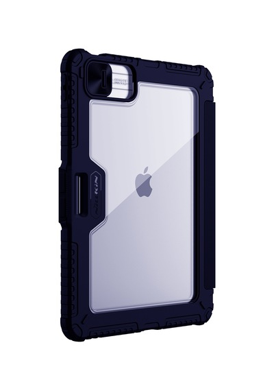 Nillkin Apple Uyumlu iPad Air 13 2024 Standlı Bumper Smart Cover Tablet Kılıf Lacivert Kapaklı Kılıf Nillkin Apple Uyumlu iPad Air 13 2024 Standlı Bumper Smart Cover Tablet Kılıf Lacivert Kapaklı Kılıf