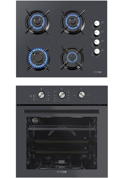 Kumtel B66-S2 MT - KO-40 TAHDF Antrasit Ankastre Set
