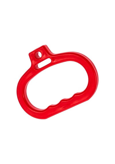 Microcase Ergonomik Çok Amaçlı Taşıma Ve Destek Tutacağı Kaydırmaz Güçlü Kavrama Aparatı Spor, Alışveriş Ve Endüstriyel Kullanıma Uygun 1 Adet - Al5876 Kırmızı