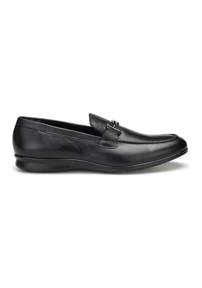 Oly Hakıkı Derı Erkek Loafer Siyah