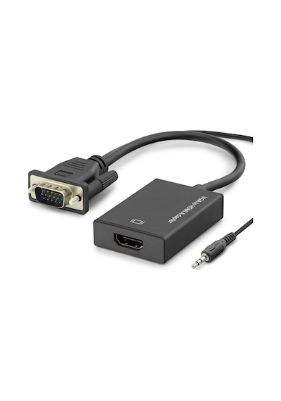 Emh Store Vga To Hdmı F Çevirici + Audıo 1080p Siyah Hdx7794