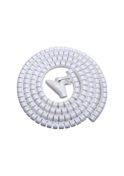 Spiral Kablo Toplayıcı Kablo Düzenleyici Çapı 20mm Beyaz 1.5m