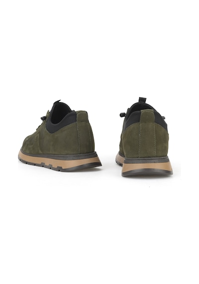 Ziya, Erkek Hakiki Deri Sneaker 1531037z24112 Haki 1531037z24112 610 Haki