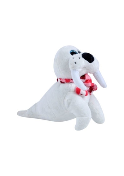 Sevimli Fok Balığı Peluş Oyuncak 25 Cm Beyaz