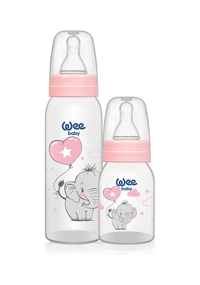 281 Wee Baby 125+250 2'li Pp Biberon Pembe 2 Adet