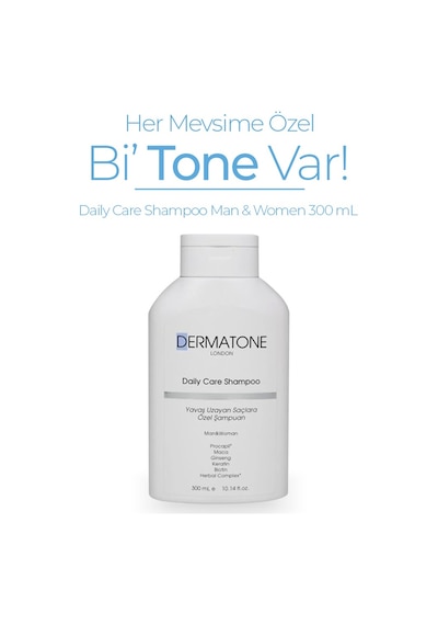 Dermatone For Slow Growing Hair Yavaş Uzayan Saçlara Özel Şampuan 300 ML