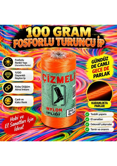 Çizmeli Marka-100 Gram-4 Kat-fosforlu Turuncu Renk
