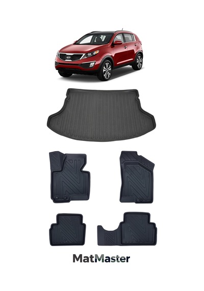 Kia Sportage 2012 Model 5d Premium Ekstra Havuzlu Paspas Ve Bagaj Havuzu Set