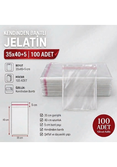 35x40+5 Bantlı Jelatin