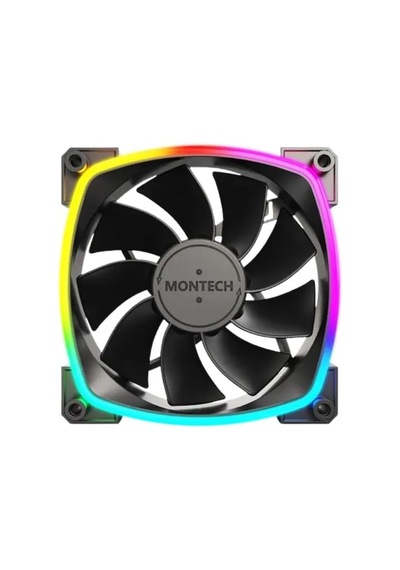 Rx120 Pwm Siyah Reverse Fan Blade 3'lü Paket + Hub Controller Argb