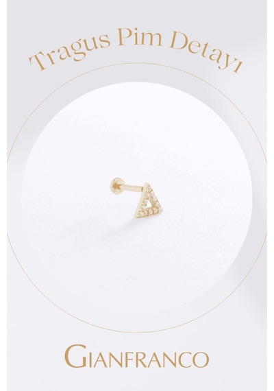 Taşlı Sunrise Tragus Küpe