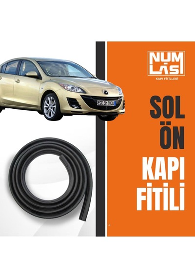 Mazda 3 Sedan 2009-2012 Sol Ön Kapı Fitili-a Kalite-numlas-nm4108