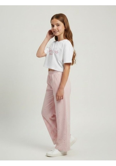 Zekids Kız Çocuk Baskılı Basic T-shirt-17294 Beyaz Zekids Kız Çocuk Baskılı Basic T-shirt-17294 Beyaz
