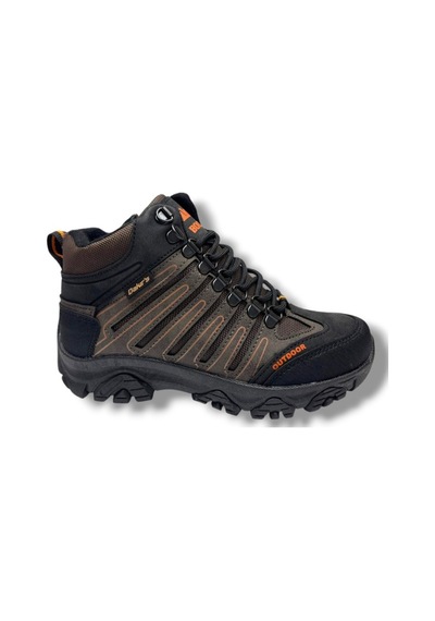 Dakırs 116-26 Deri Outdoor Kürklü Fermuarlı Çocuk Bot 36-39 Kahverengi
