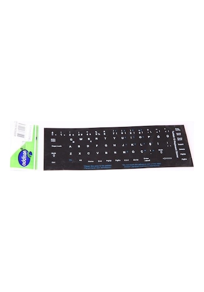 Addison Türkçe Q Siyah Q Klavye Stiker  Sticker