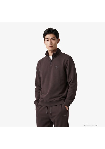 Unıted4 Regular Fit Erkek Kahverengi Sweatshirt Bsc-uzms26aw