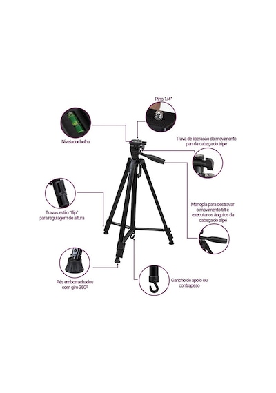 Profesyonel Fotoğraf Video Çekimi Tiktok Yayın Tripod Telefon Tut