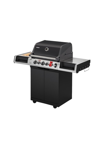 Uniq 3 Ik Cruster Gazlı Mangal 21,8 Kw Siyah