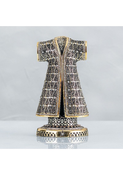 Kaftan Esmaül Hüsna Işlemeli - Altın Renk - Ebat : 8 X 18 Cm. Bıbloyc607