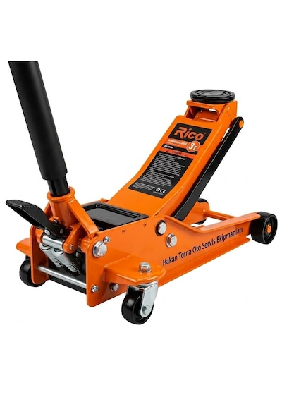 Rico 3 Ton Çift Piston Kriko Hidrolik Alçak Şase Arabalı Kriko