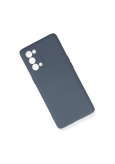 Oppo Reno 5 Pro Kılıf Nano İçi Kadife Silikon - Gri 0.2M-Çok Renkli