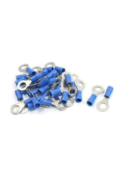 (200 Adet) Maasco Mavi Yuvarlak Kablo Pabucu 1.5-2.5 Mm Kablo Ucu