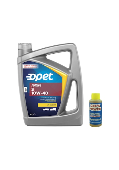 Opet Fulllife S 10W-40 Sentetik Motor Yağı 4 L + Cam Sabunu 80 ML