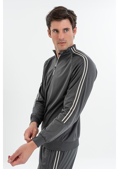 Maraton Comfort Erkek Dik Yaka Antrasit- Sweatshirt Antrasit-
