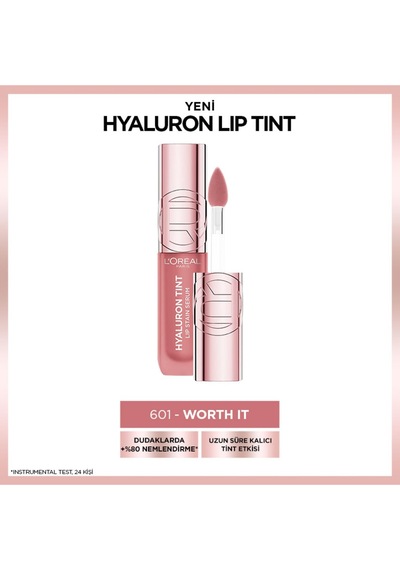 L'oreal Cosmetics Hyaluron Lip Tint - 601 Worth It Çok Renkli