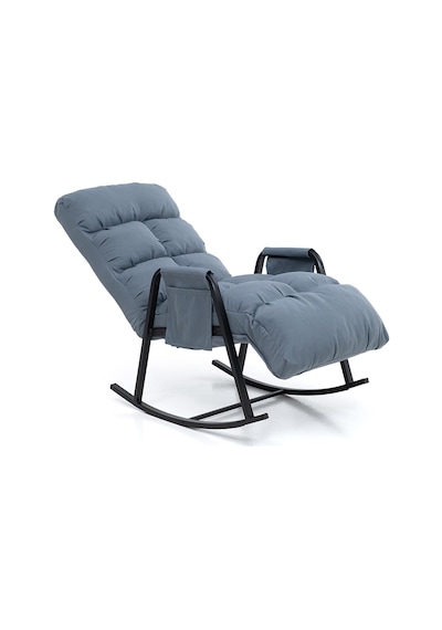 Pafu Lena Outdoor Bahçe Su Geçirmez Fonksiyonel Sallanan Koltuk - Gri-mavi