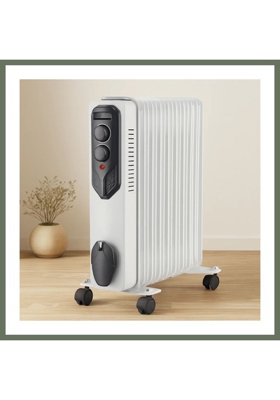 Bezos 11 Dilimli Yağlı Radyatör Isıtıcı 2500w Ayarlı Termostat Bezos1