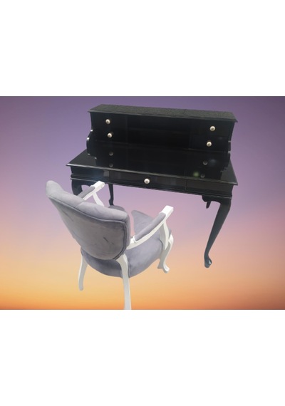 Bengimobilya Çalışma Masa-Berjer Sandalye Kelebek Model Siyah Lake Boya Keten (498396447) Siyah Bengimobilya Çalışma Masa-Berjer Sandalye Kelebek Model Siyah Lake Boya Keten (498396447) Siyah