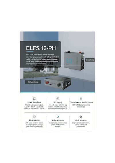 Exelon 51.2v 100ah Lifepo₄ Lityum Akü
