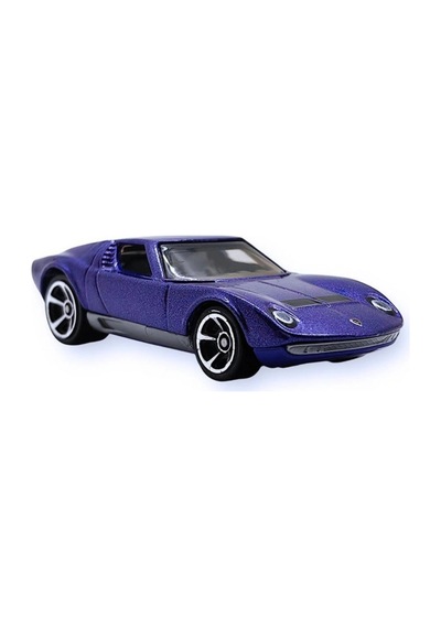 Hot Wheels '71 Lamborghini Miura Sv - Cool Classics Metalik Mor 1/64 Diecast Model Araba Çok Renkli