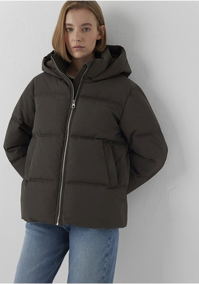 Mavi Kapsonlu Ceket Black Olive Haki