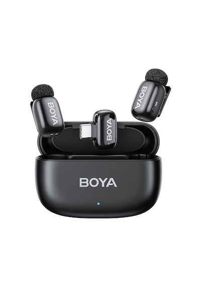 Boya Mini-14 2tx+1rx+cc Android - Tablet - Pc İçin Gürültü Engelleyicili Kablosuz Yaka Mikrofonu