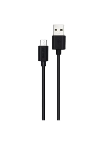 Philips UsbA to Micro 3A 45W Universal Hızlı Şarj ve Data Kablosu 2m Siyah DLC3106U