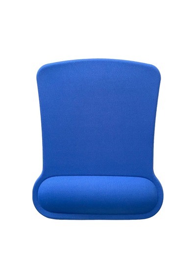 Bilek Destekli Memory Foam Kaymaz Taban Mouse Pad Mavi M002