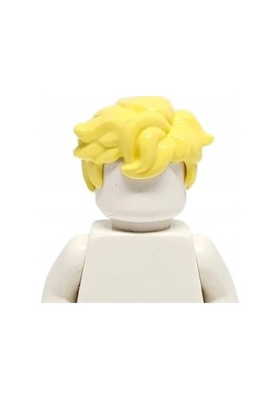 Minifigür Parçaları: Saç - Hair: Minifigürler Için Dağınık Erkek Saç Modeli