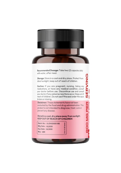 Shatavari Hint Kuşkonmazı Şatavari-asparagus Racemosus 400 Mg, 60 Kapsül