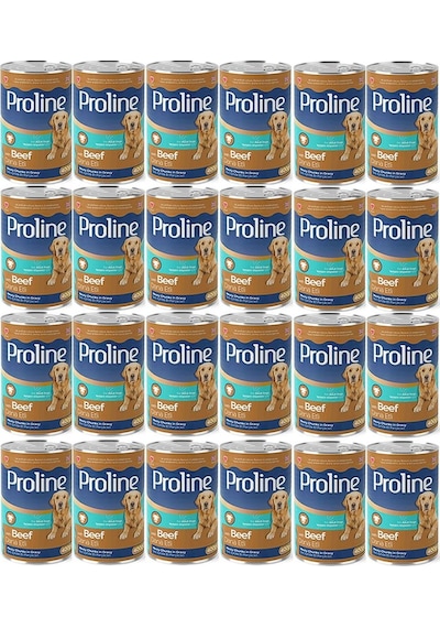 Pro Line Dana Etli Yetişkin Köpek Konservesi 24 x 400 G